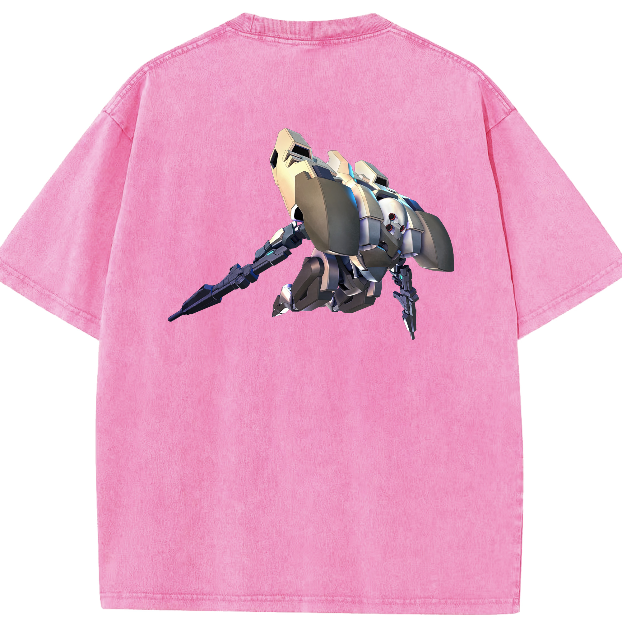 （画像用） 機動戦士ガンダム Mobile Suit Gundam 綿100% ヴィンテージ風 半袖Tシャツ（背面プリント）
